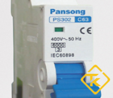  CB TÉP 1 PHA -CB - MCB PS1 - 63- 1P-32A-40A (PANSONG) 