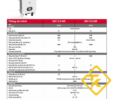 Dùng Cho Năng Lượng Mặt Trời Bộ Biến Tần Inverter Moli Power 3.6kW & 5.5kW