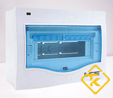 TỦ ĐIỆN NHỰA LS  8-10N CÓ ĐÈN BÁO