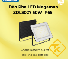Đèn pha LED Megaman ZDL3027 50W 200W IP65 chính hãng, tiết kiệm