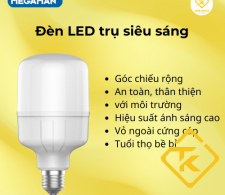 Đèn LED trụ Megaman  YYT-HB 20W-60W chính hãng