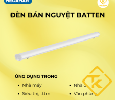 Đèn Led Bán Nguyệt Batten 1m2 Megaman MXL2129 60W 6500K Siêu Sáng Tiết Kiệm Điện