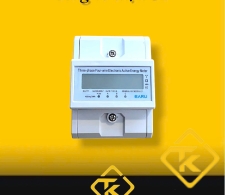 Công tơ điện tử 3 pha 4 dây trực tiếp 100A EARU - dạng thanh ray EA771