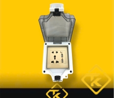 Ổ CẮM KÍN NƯỚC LSE CÓ CÔNG TẮC IP66 + Ổ CẮM KÍN NƯỚC CÓ USB