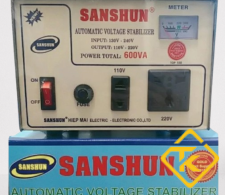 Ổn Áp Tự Động 1 Pha Nhiều Công Suất Chính Hãng Sanshun