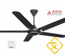 Quạt trần cao cấp 5 cánh Asia QT06 hộp số - nhiều màu