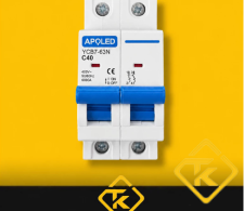 MCB 2P APOLED 16A 20A 32A 40A 50A 63A – CB 2 Cực Bảo Vệ Quá Tải, Ngắn Mạch