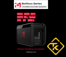 Pin tích điện đa năng BoltBox Series BBI 2kW/2.7kWh Moli Power dùng cho điện mặt trời và DC