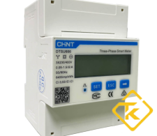 Công tơ điện tử 3 pha gián tiếp Chint DTSU666 đa chức năng