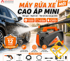 Máy Rửa Xe Asia Lighting MRX1100-01 1100W Chính Hãng Áp Lực 50 Bar