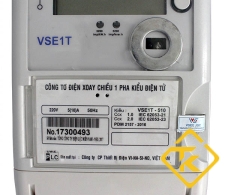 Công tơ điện tử VSE1T-510 Vinasino 1 pha gián tiếp nhiều biểu giá