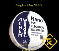 BĂNG KEO ĐIỆN NANO MÀU TRẮNG 20Y