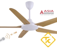 Quạt Trần Asia Lighting Cao Cấp QT05 Gỗ Phong Cách 