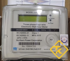 CÔNG TƠ ĐIỆN 3 PHA  GIÁN TIẾP DTS27- 5(6)A 