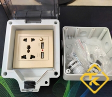Ổ CẮM KÍN NƯỚC LSE CÓ CÔNG TẮC IP66 + Ổ CẮM KÍN NƯỚC CÓ USB