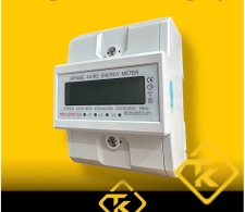 Công tơ điện tử 3 pha 4 dây trực tiếp 100A TAIYE/EARU - dạng thanh ray  DTS024/EA771