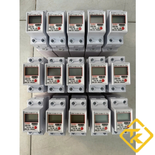 Đồng Hồ Đo Điện 1 Pha Có Nút Reset EARU 5(80)A 220V, dùng cho phòng trọ, gia đình
