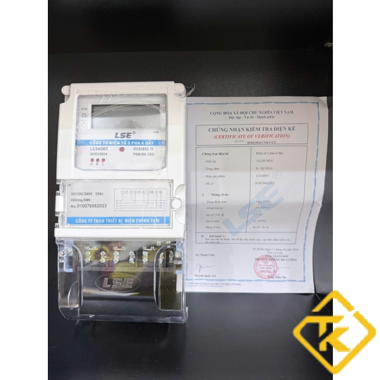 Công tơ điện tử 3 pha (đồng hồ điện 3 pha) LSE 100A LS340DT