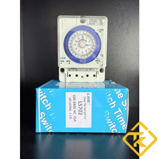 Công Tắc Hẹn Giờ LSE LS702 100-240VAC Dòng Tải 15A Chính Hãng