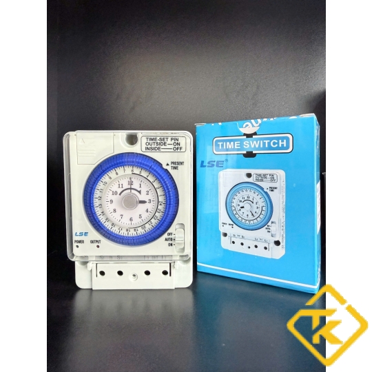Công Tắc Hẹn Giờ LSE LS702 100-240VAC Dòng Tải 15A Chính Hãng