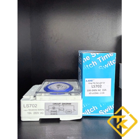 Công Tắc Hẹn Giờ LSE LS702 100-240VAC Dòng Tải 15A Chính Hãng