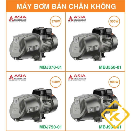 Máy Bơm Nước Bán Chân Không Asia Lighting – Giải Pháp Cấp Nước Ổn Định Cho Gia Đình Và Công Trình