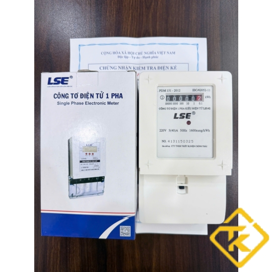 Công Tơ Điện 1 Pha Điện Tử (ĐỒNG HỒ ĐIỆN TỬ ) LSE  5(40)A