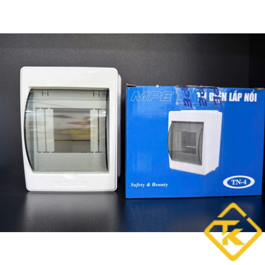 Tủ Điện Lắp Nổi MPE TN-4 Chính Hãng – Hộp Tủ MCB 3-4 Cực