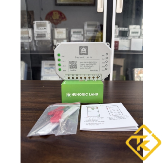 Công tắc thông minh Lahu 4 kênh Hunonic