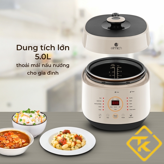 Nồi cơm áp suất đa năng Elmich PCE-1806 (5L)