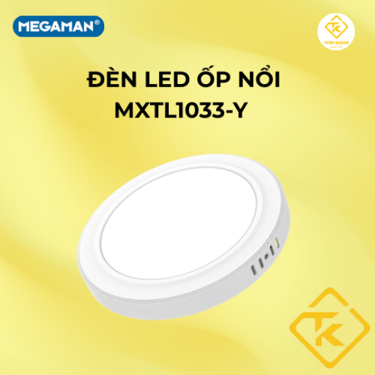  Đèn LED Ốp Trần Nổi Megaman MXTL1033-Y 30W chính hãng