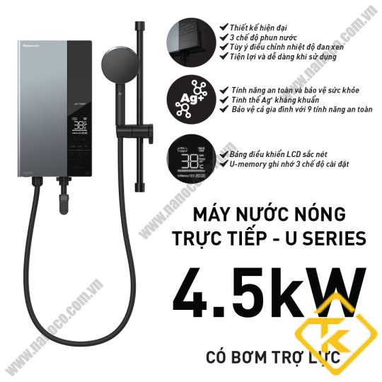  Máy nước nóng trực tiếp U - Series Panasonic DH-4UDP1VZ