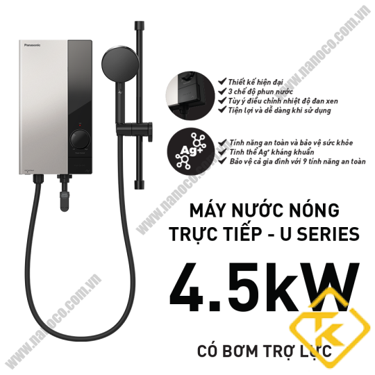 Máy nước nóng trực tiếp U - Series Panasonic DH-4UP1VS