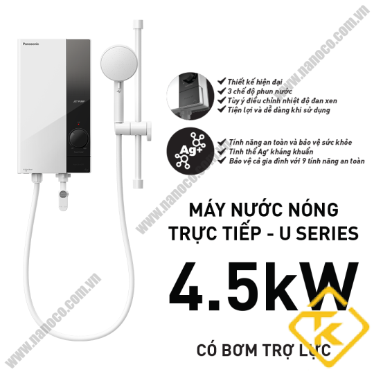 Máy nước nóng trực tiếp U - Series Panasonic DH-4UP1VW