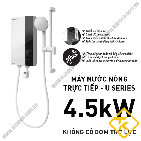 Máy nước nóng trực tiếp U - Series Panasonic DH-4US1VW