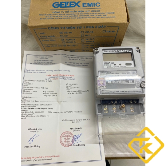 CÔNG TƠ ĐIỆN TỬ 1 PHA EMIC CE-18 -5(40)A