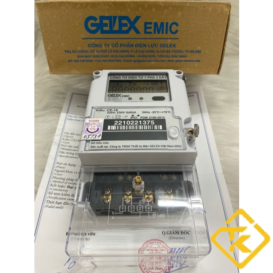 CÔNG TƠ ĐIỆN TỬ 1 PHA EMIC CE-18 -5(40)A