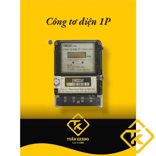 Công Tơ Điện Tử 1 Pha Đa Chức Năng CE38 – Đo Lường Chính Xác, Quản Lý Điện Hiệu Quả