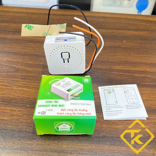 Công tắc thông minh wifi Hunonic mini - Điều khiển từ xa
