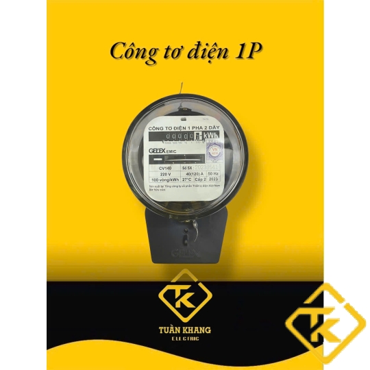 Công Tơ Điện Chính Hãng EMIC 10(40A)- Có Kiểm Định Chính Quy  1 Pha 2 Dây_ Đồng Hồ Điện EMIC 