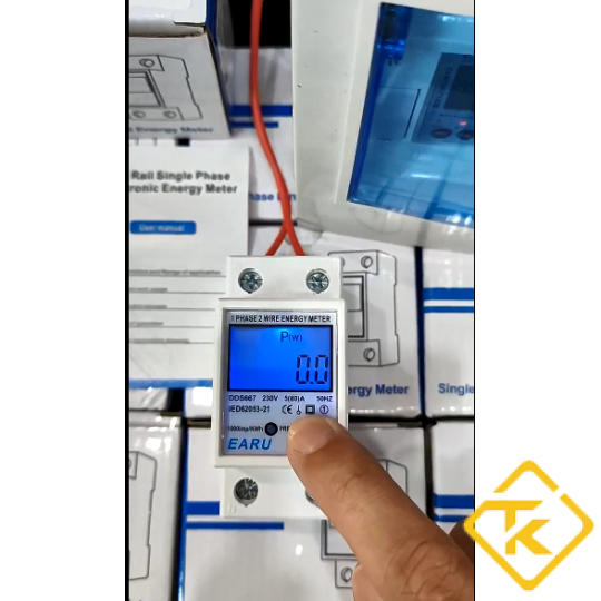 Công Tơ Điện Tử 1 Pha Đa Chức Năng 5(80)A Có Reset