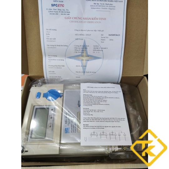 Công tơ điện tử 3 pha Hữu Hồng DTS27 - 1 Biểu Giá