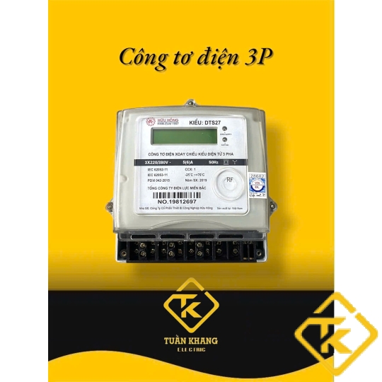 CÔNG TƠ ĐIỆN 3 PHA  GIÁN TIẾP DTS27- 5(6)A 