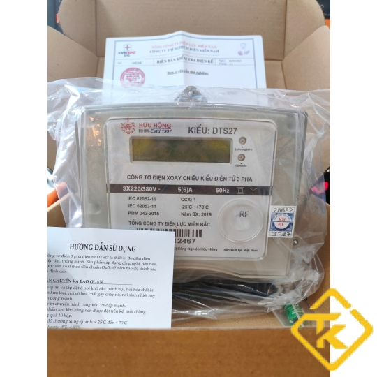 CÔNG TƠ ĐIỆN 3 PHA  GIÁN TIẾP DTS27- 5(6)A 