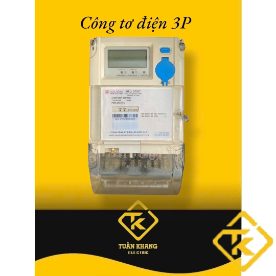 Công tơ điện tử 3 pha Hữu Hồng DTS27 - 1 Biểu Giá