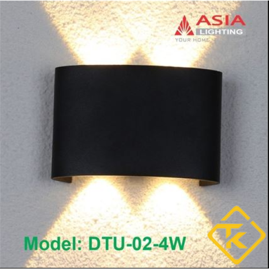 Đèn Tường Trang Trí Chính Hãng ASIA LIGHTING  Thân Nhôm Đúc Liền Khối IP65