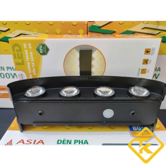 Đèn Tường Trang Trí Chính Hãng ASIA LIGHTING  Thân Nhôm Đúc Liền Khối IP65