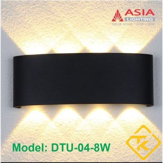 Đèn Tường Trang Trí Chính Hãng ASIA LIGHTING  Thân Nhôm Đúc Liền Khối IP65