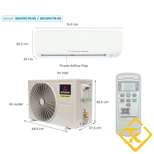 Máy lạnh Funiki Inverter (1.0Hp) HIC-09TMU