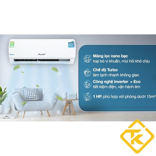 Máy lạnh Funiki Inverter (1.0Hp) HIC-09TMU